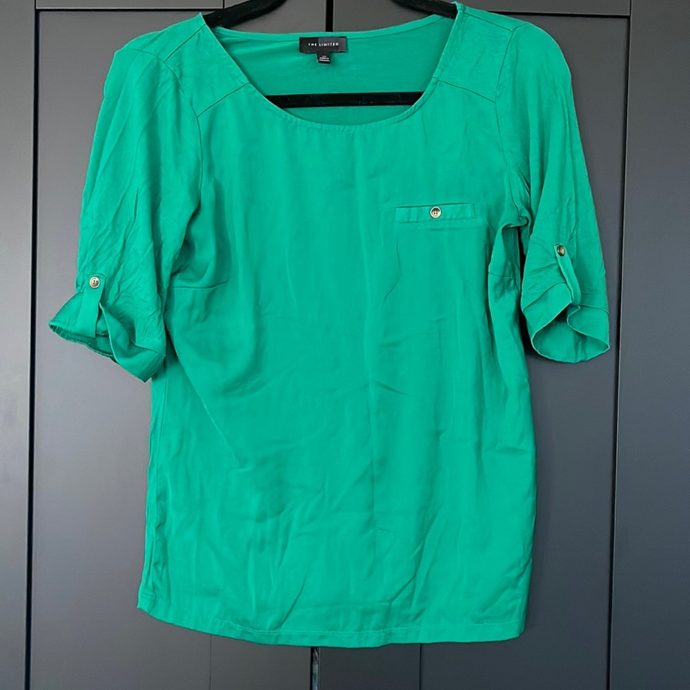 Green blouse The Limited size XS
